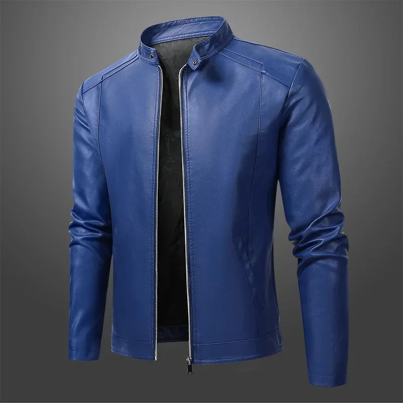 Max Men's Biker Leather Jacket