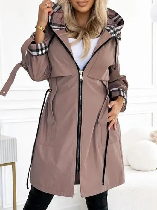 Arla | Waterproof & Windproof Zip Coat