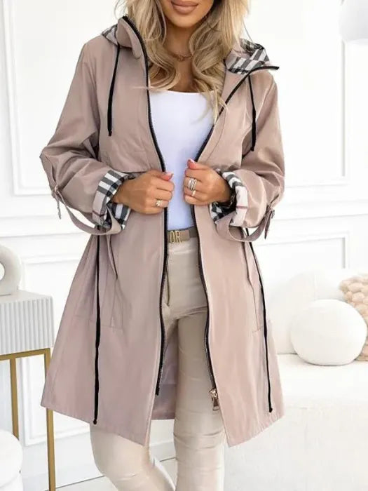 Arla | Waterproof & Windproof Zip Coat