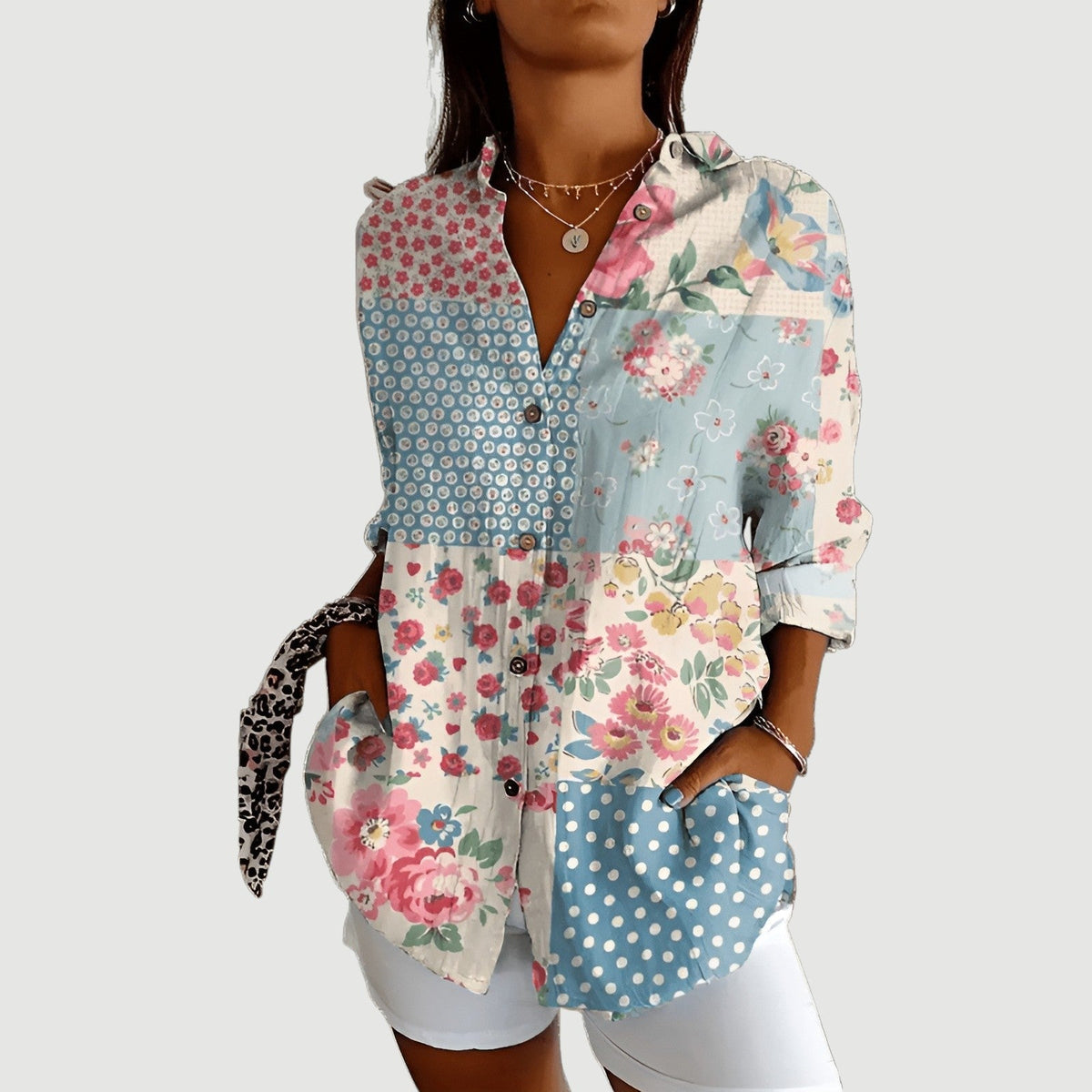 Liv™ | Blusa Artística Bloom