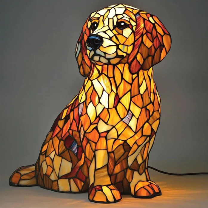Golden Retriever de luz espiritual